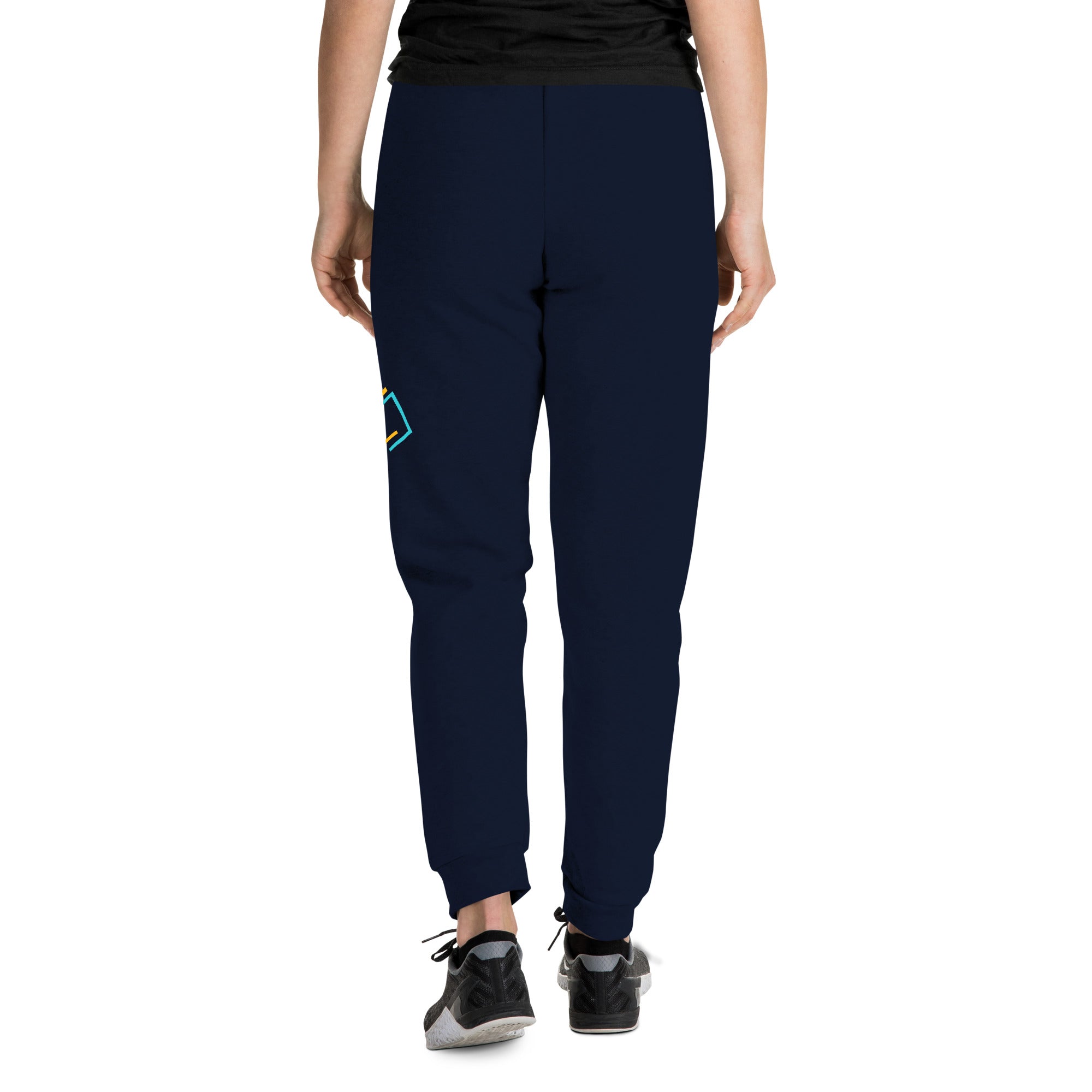 Unisex Joggers with Geometric Pattern